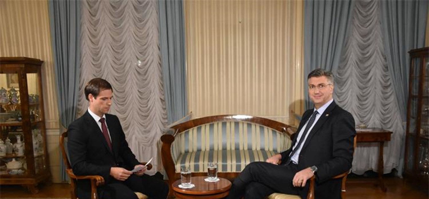 Plenković u Dnevniku HTV-a: U vrijeme kada se plaća povećava nema nikakvog razloga za prosvjed